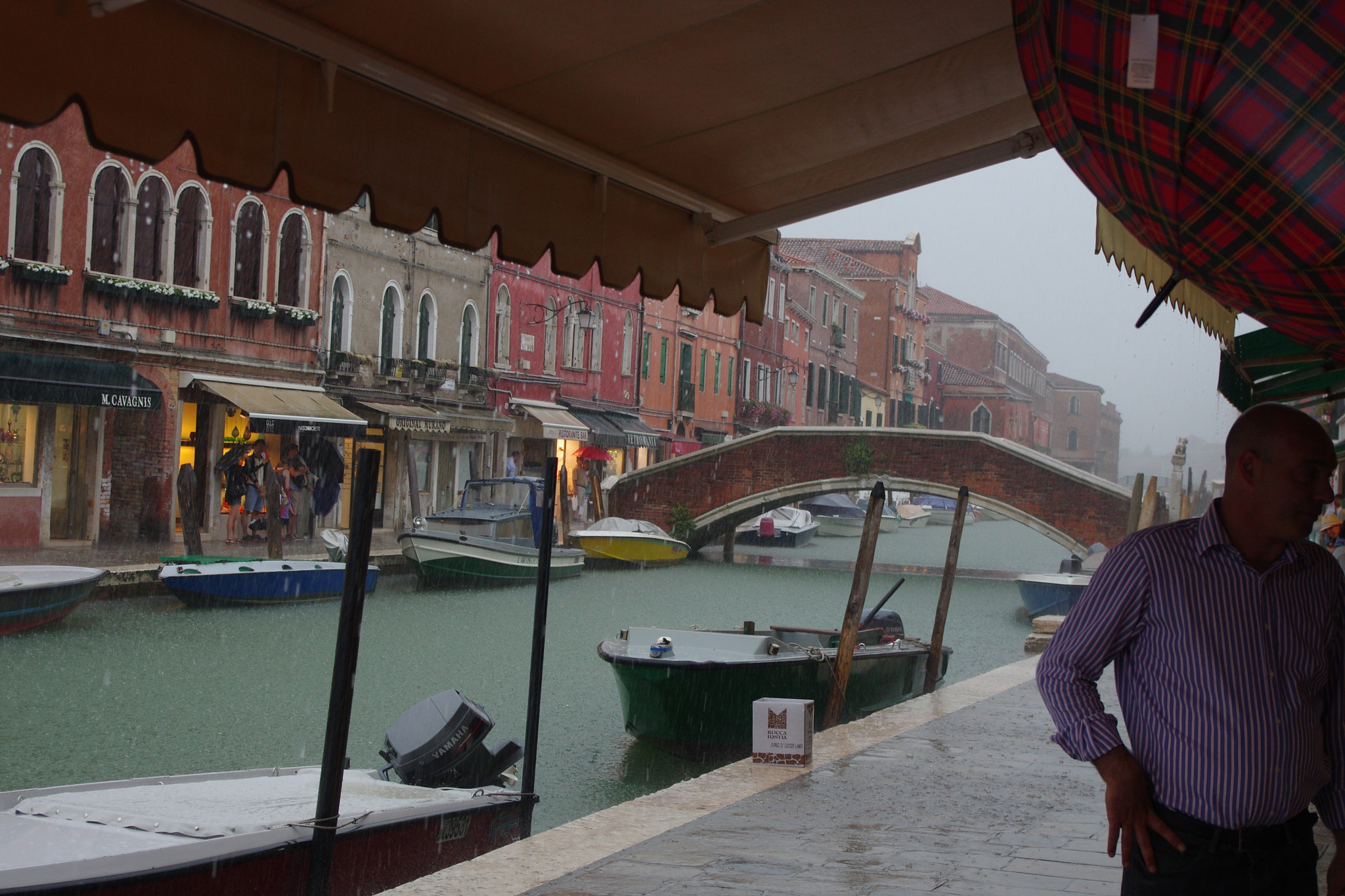 Pentax smc DA 18-55mm F3.5-5.6 ED AL II (IF) sample photo. Rain on murano island photography