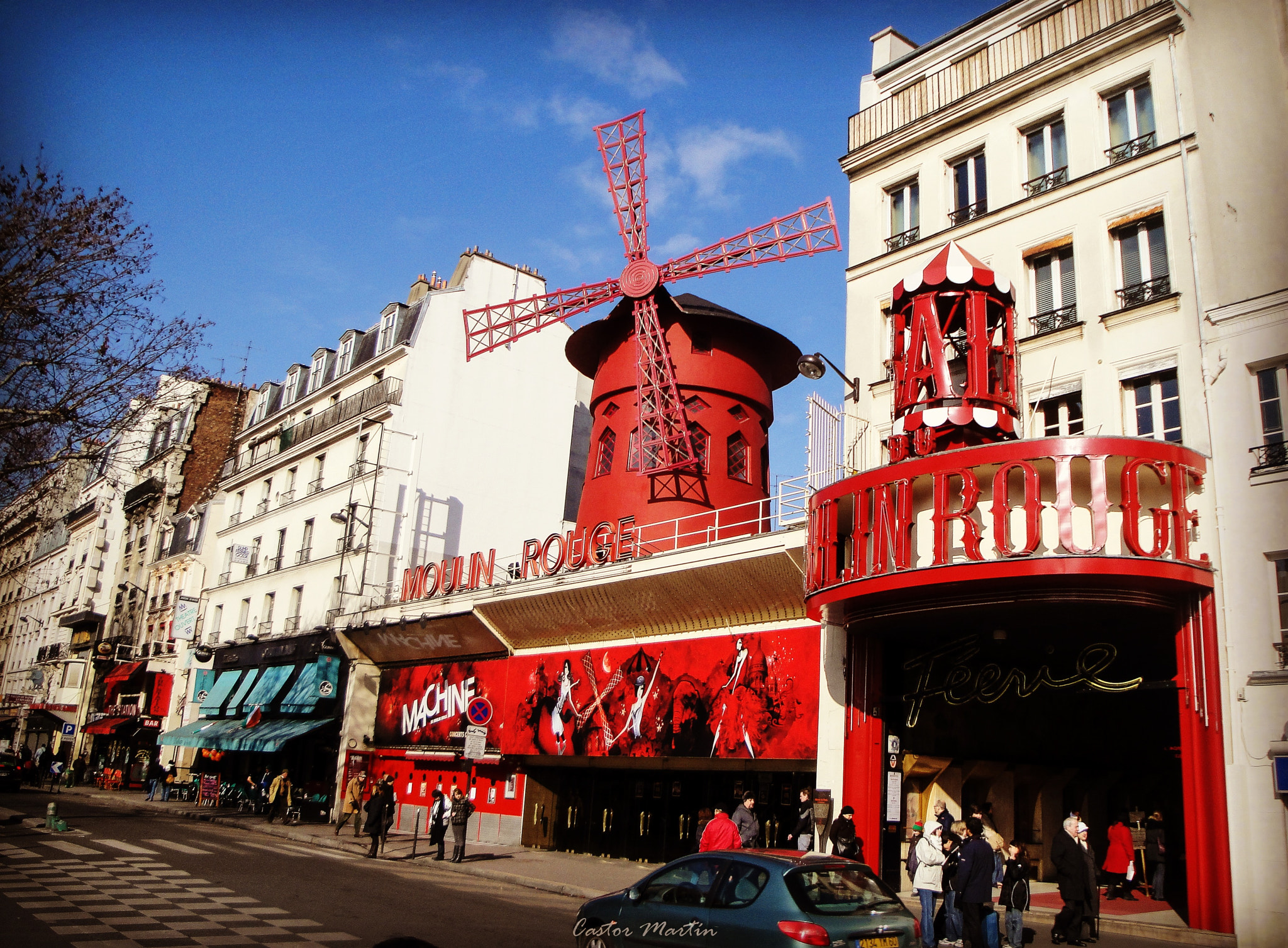 Sony DSC-W270 sample photo. Moulin rouge, paris photography