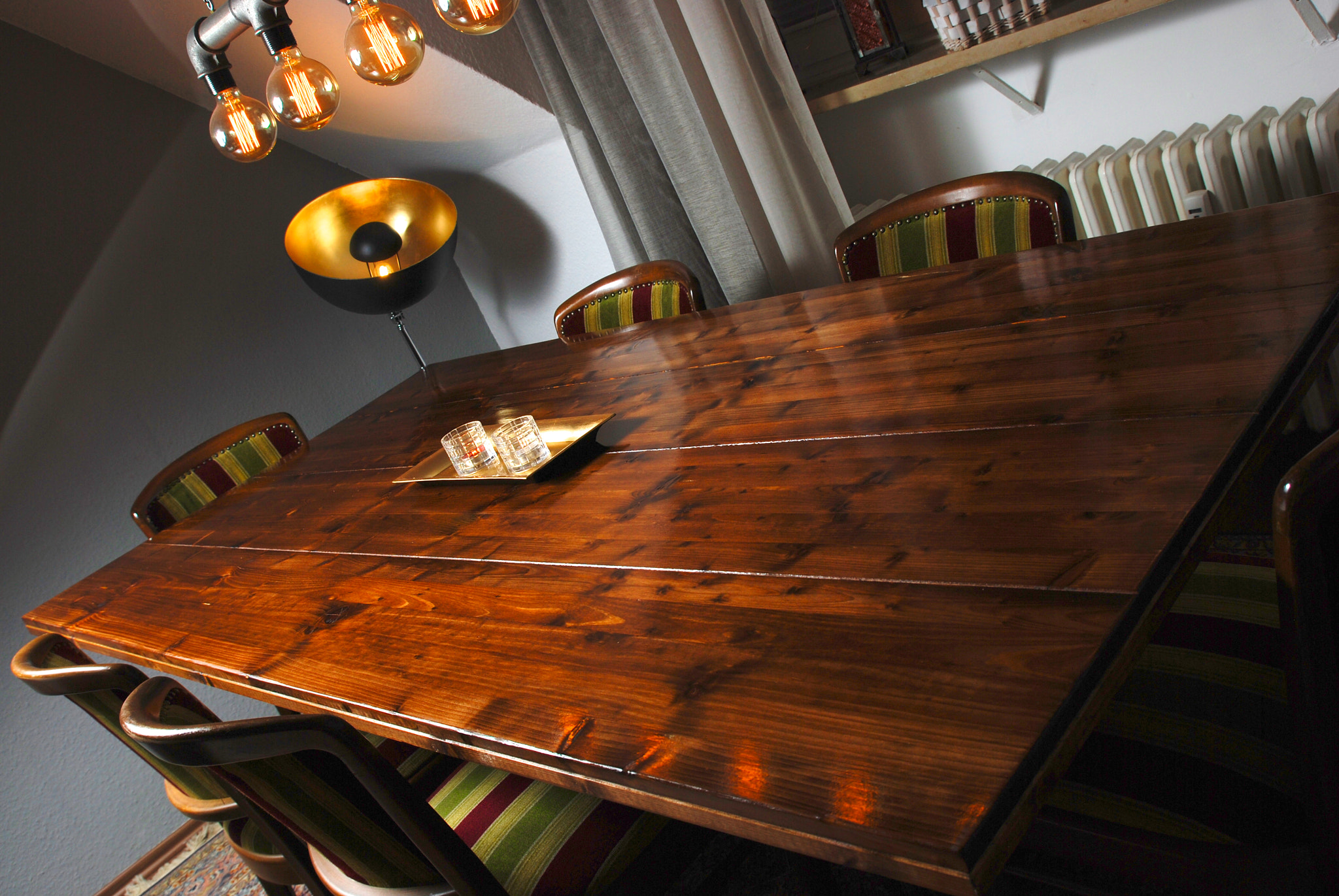 Nikon D40X sample photo. Selfmade_dining_table photography