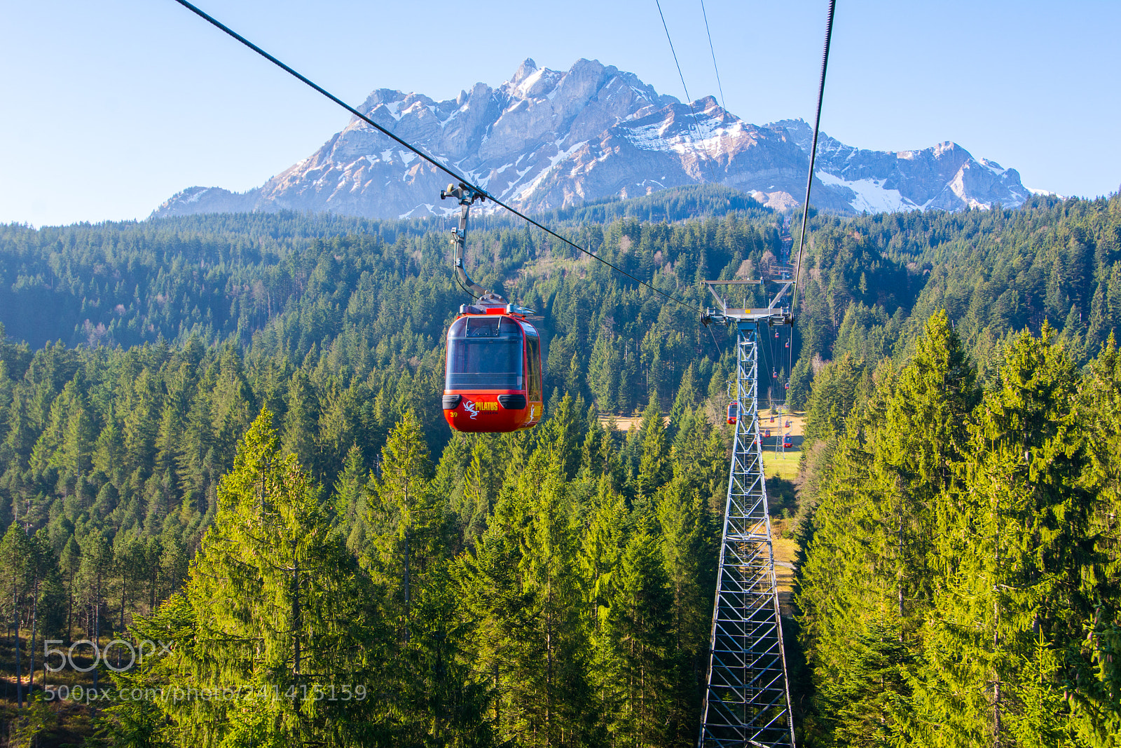 Nikon D7100 sample photo. Pilatus cable car photography