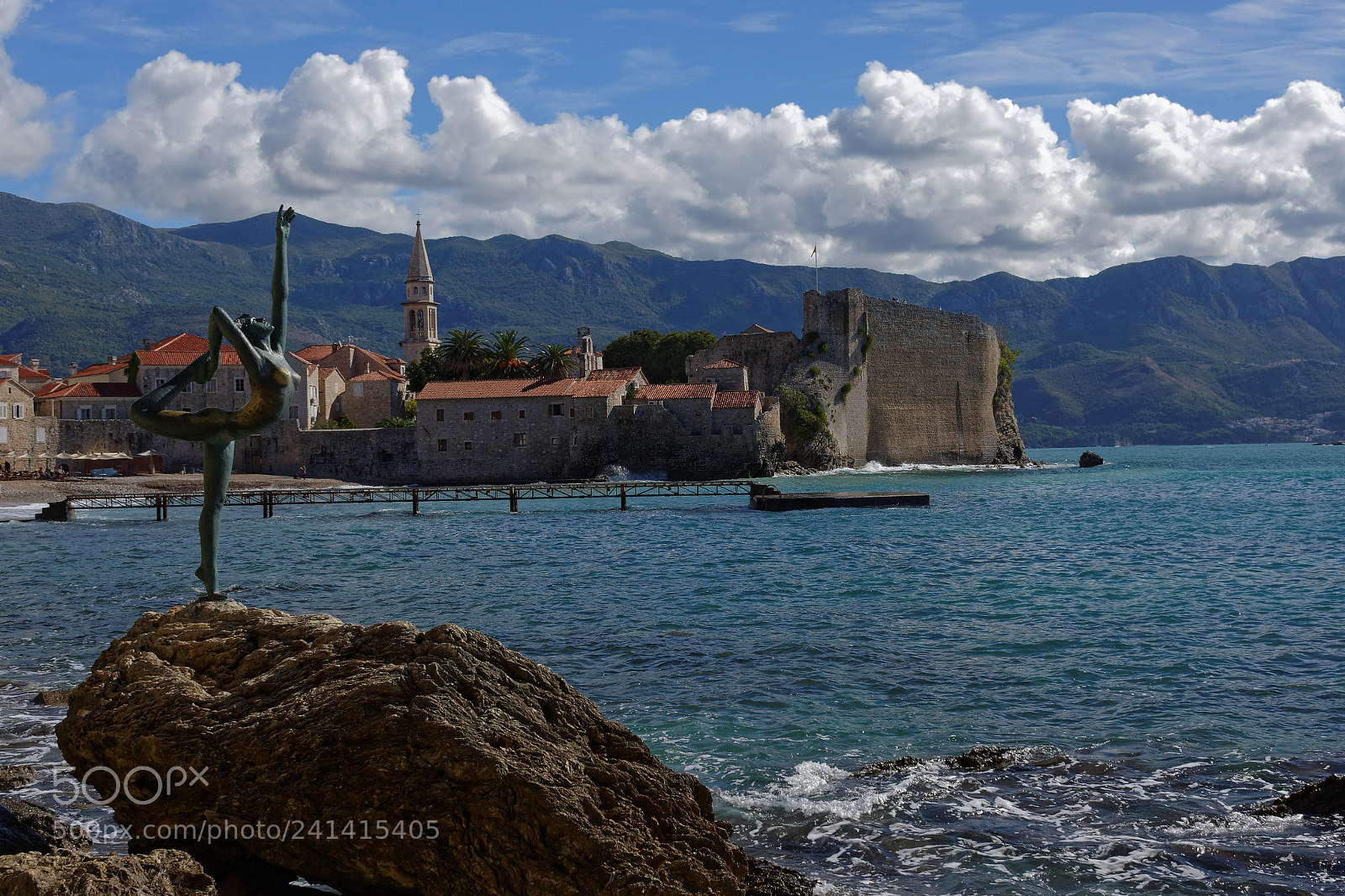 Nikon D7200 sample photo. Budva danseuse et forteresse photography
