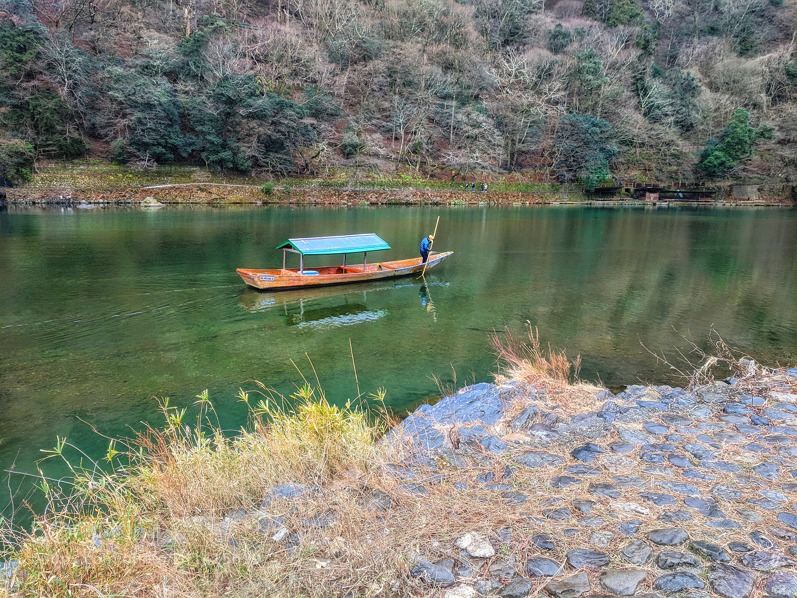 Google Pixel XL sample photo. River canoe photography