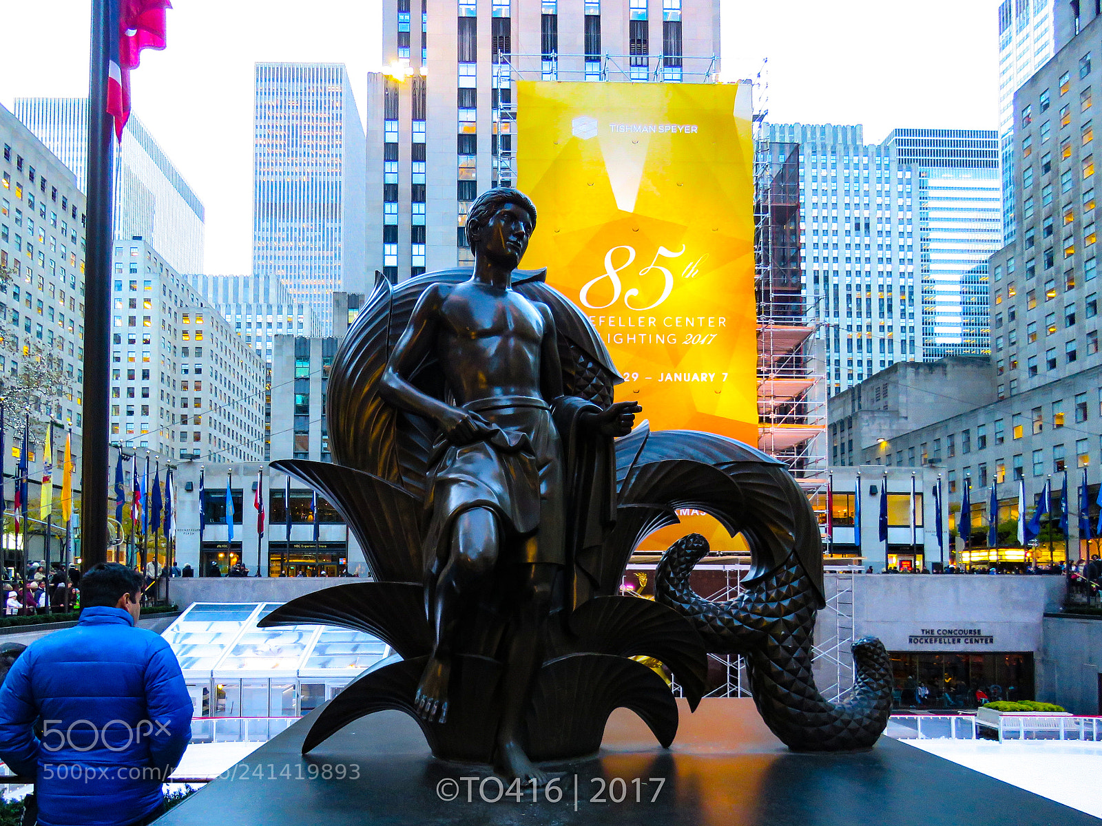 Canon PowerShot SX60 HS sample photo. Rockefeller center photography