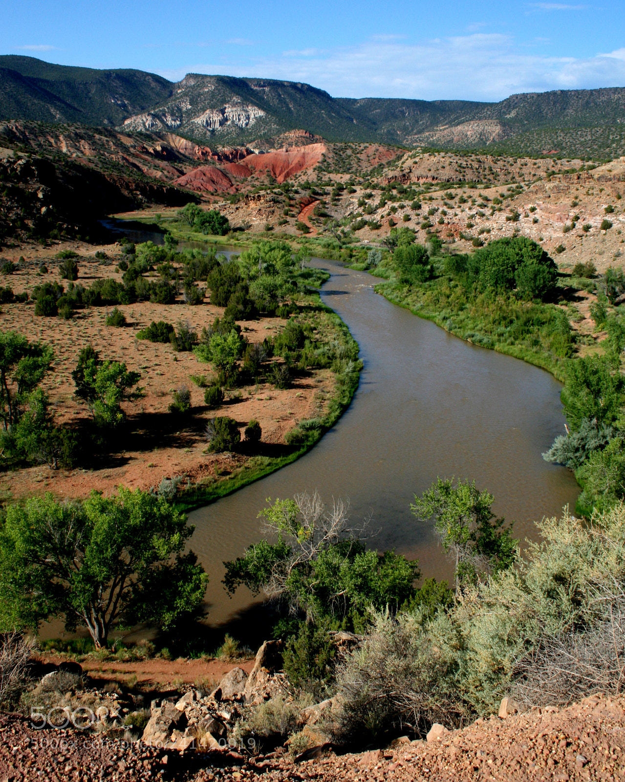 Canon EOS 400D (EOS Digital Rebel XTi / EOS Kiss Digital X) sample photo. Chama river at abiquiu photography
