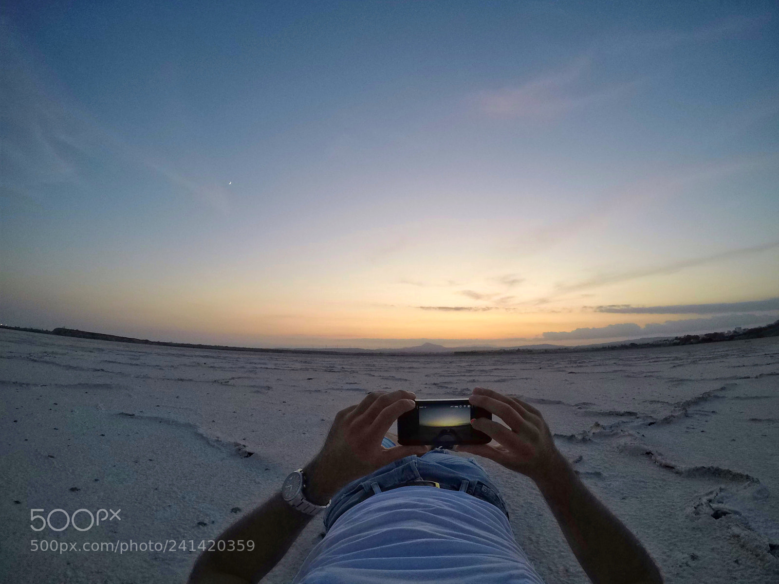 GoPro Hero5 Black sample photo. Cyprus- salt lake photography