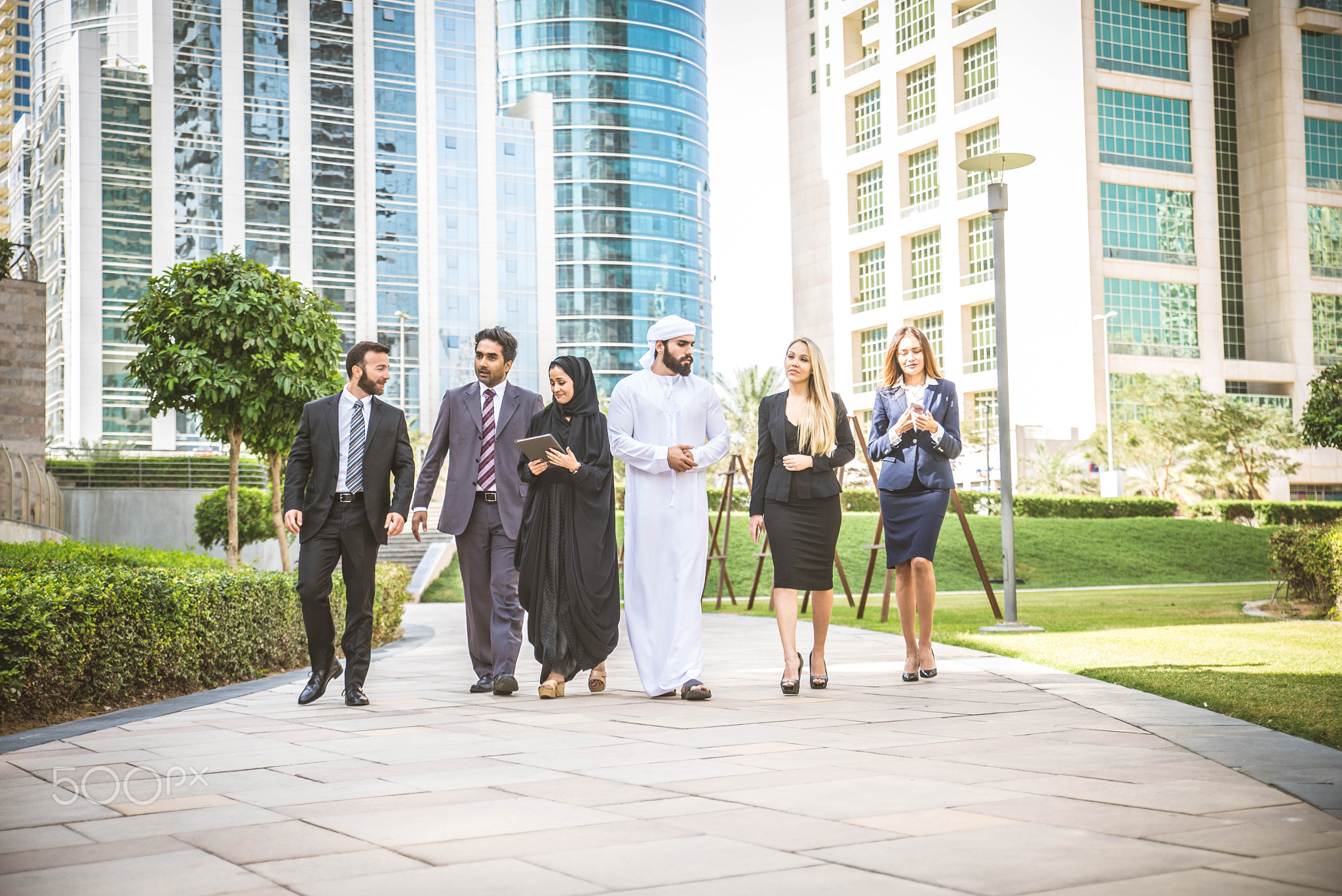 Business people in Dubai