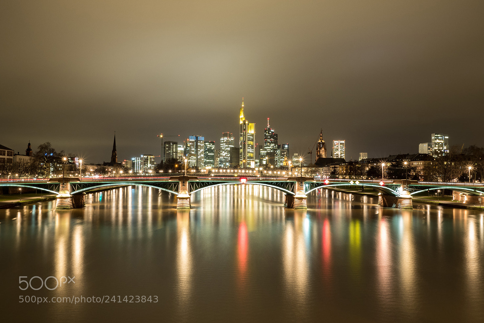 Olympus OM-D E-M5 II sample photo. Frankfurt skyline photography