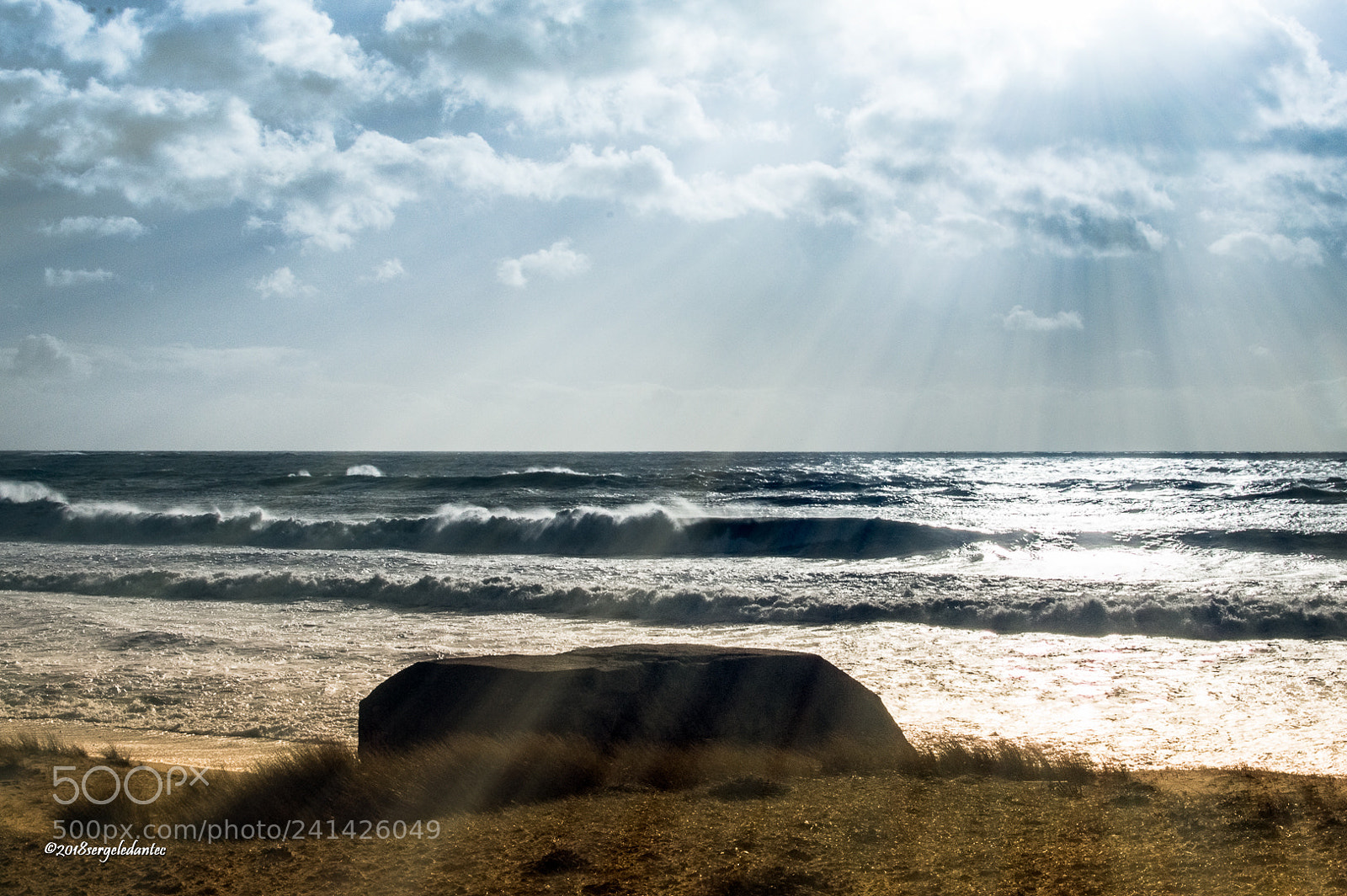 Nikon D3200 sample photo. Soleil d'hiver sur l'atlantique photography