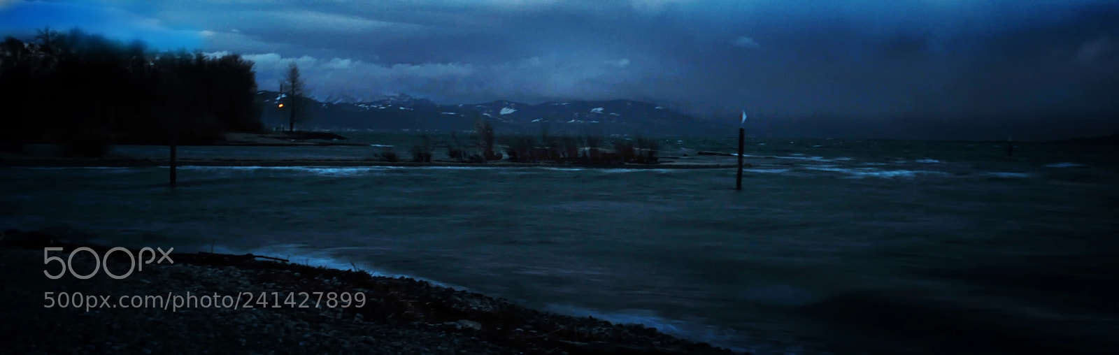 Nikon D700 sample photo. Storm at lake constance photography