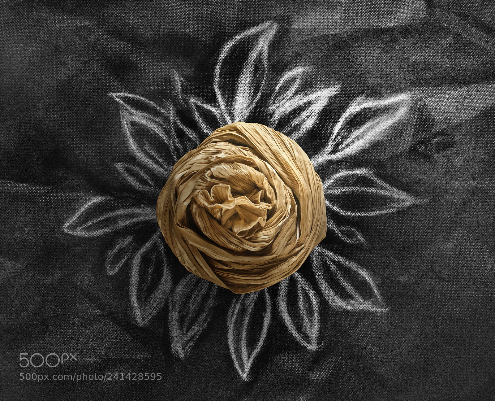 Nikon D3000 sample photo. Fabric flowers photography