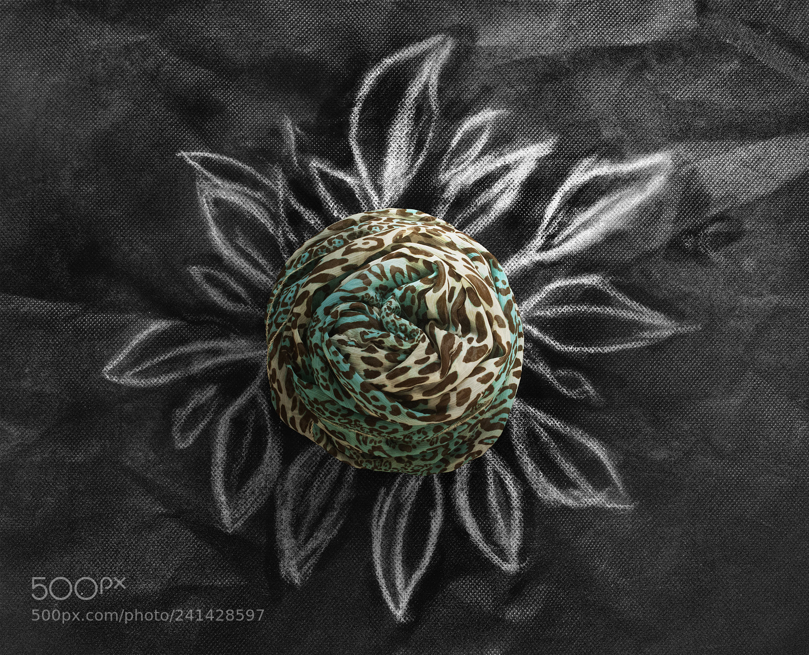 Nikon D3000 sample photo. Fabric flowers photography