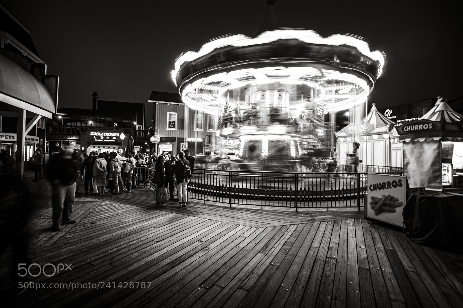 Nikon D7100 sample photo. Carousel on pier 39 photography