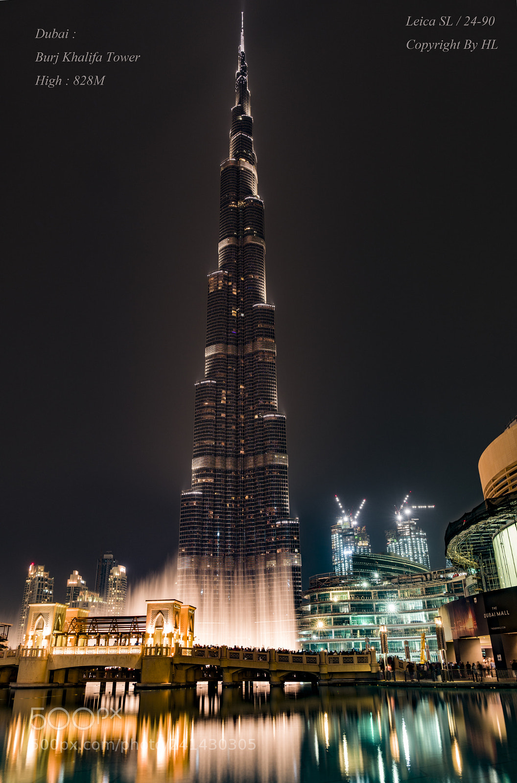 Leica SL (Typ 601) sample photo. Dubai highest burj khalifa photography