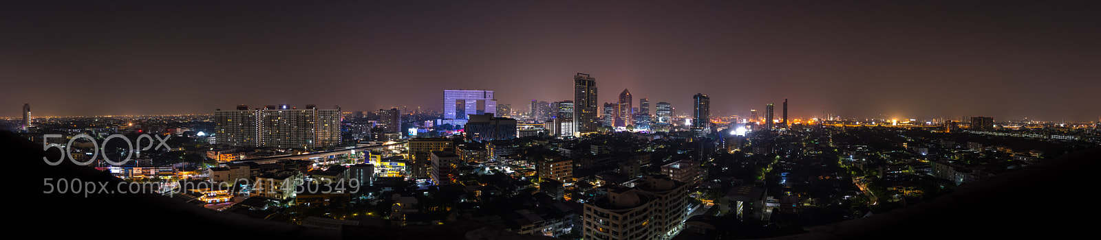 Nikon D850 sample photo. Bangkok city nightscape photography