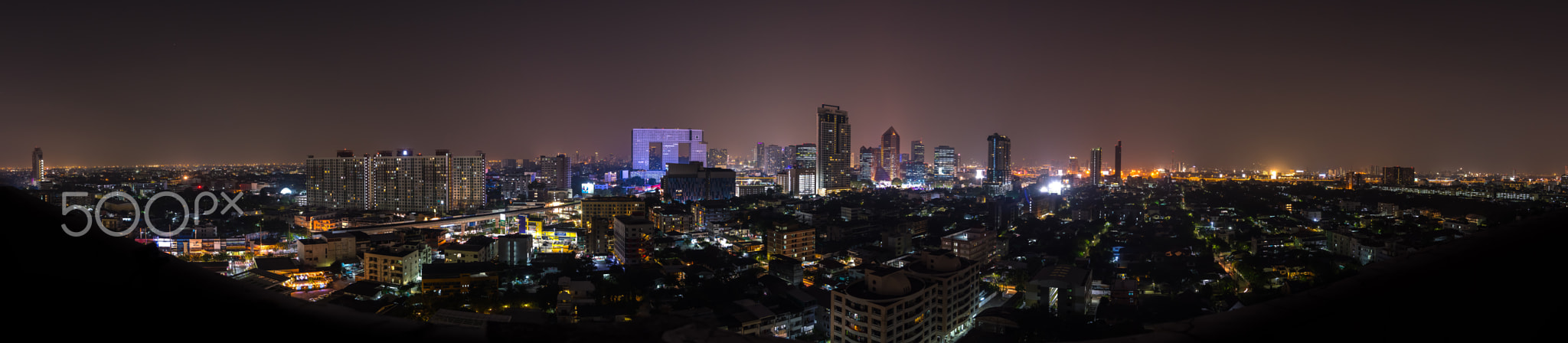 Bangkok city nightscape