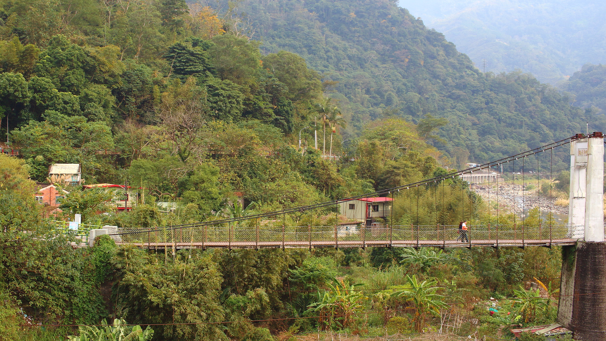 Canon EF-S 24mm F2.8 STM sample photo. Neiwan suspension bridge photography