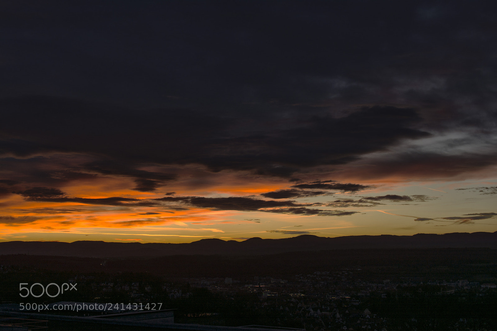 Nikon D7100 sample photo. Morgenrot zwischen schwarz photography