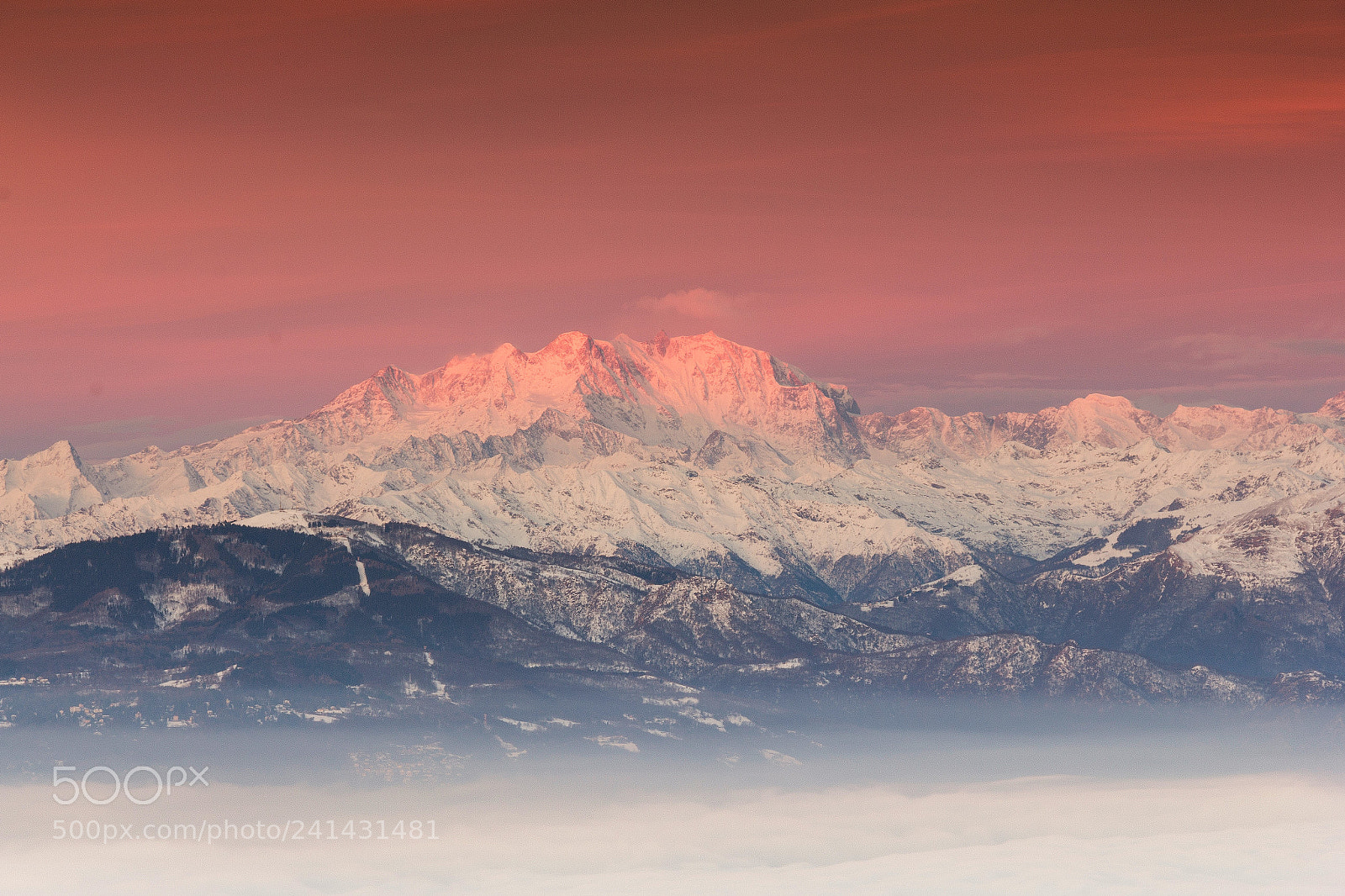 Canon EOS 60D sample photo. The pink mountain photography