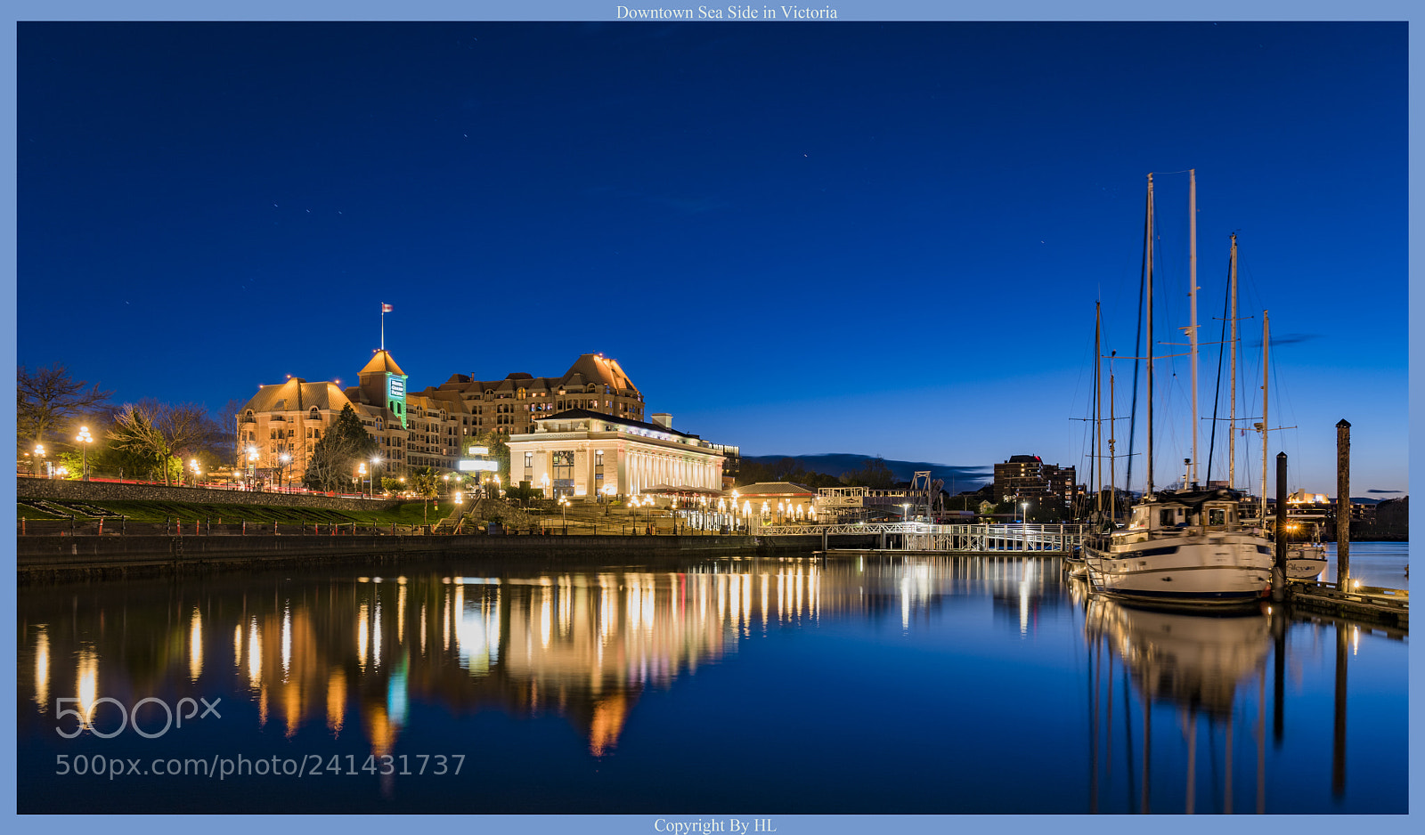 Leica SL (Typ 601) sample photo. Night view in victoria photography