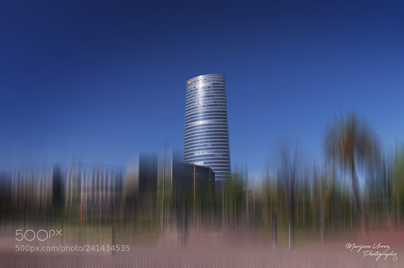 Nikon D300 sample photo. Torre de iberdrola, bilbao photography
