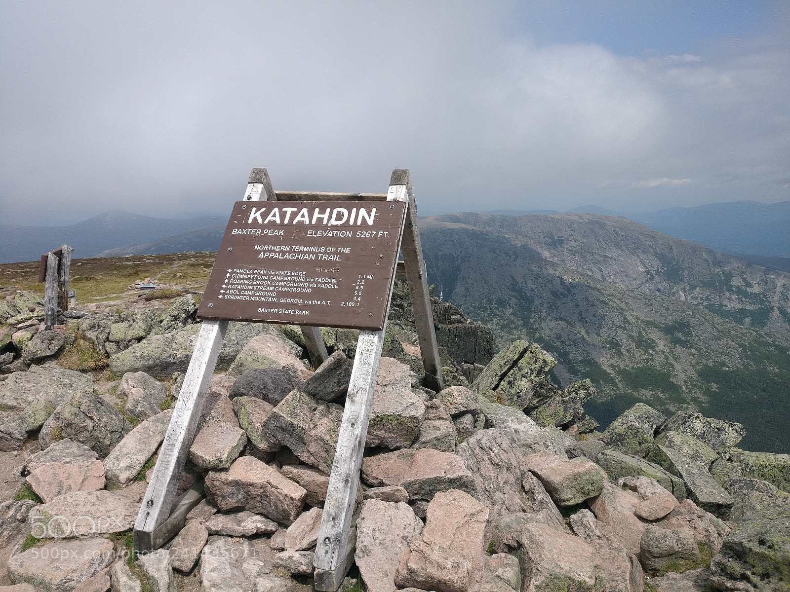 OnePlus A3000 sample photo. Appalachian trail, mount katahdin photography