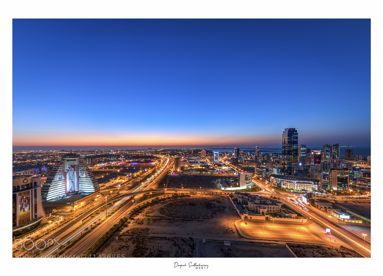Nikon D810 sample photo. Bahrain skyline-2 photography