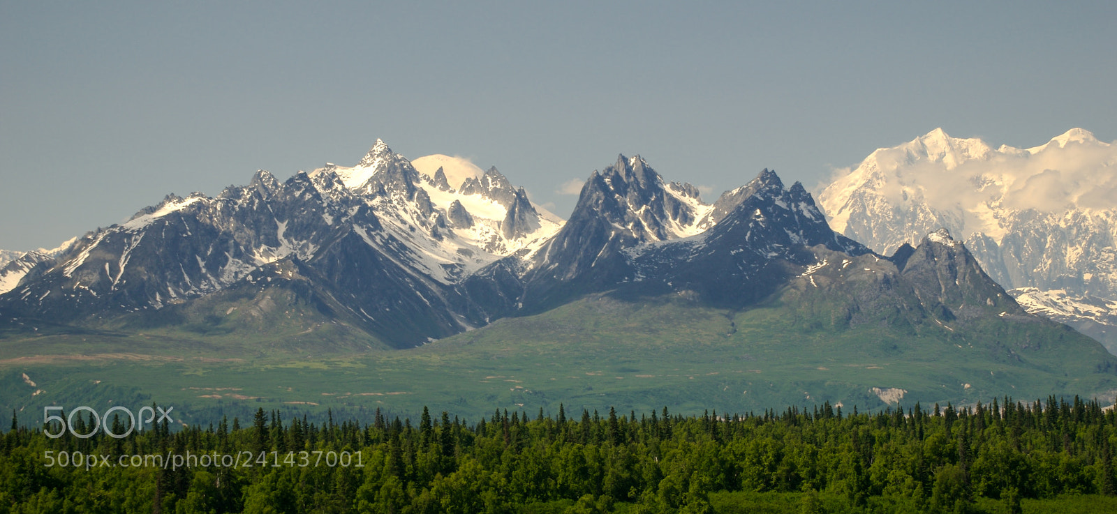 Nikon D200 sample photo. Alaska range photography