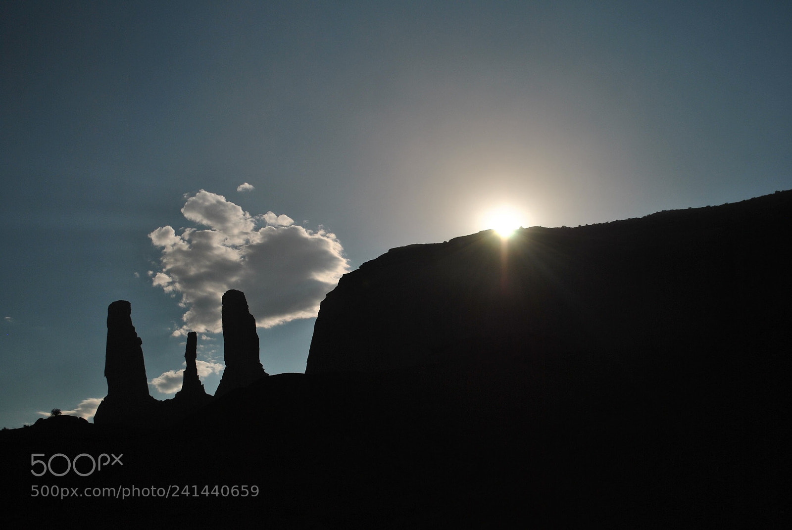 Nikon D3000 sample photo. Monument valley photography