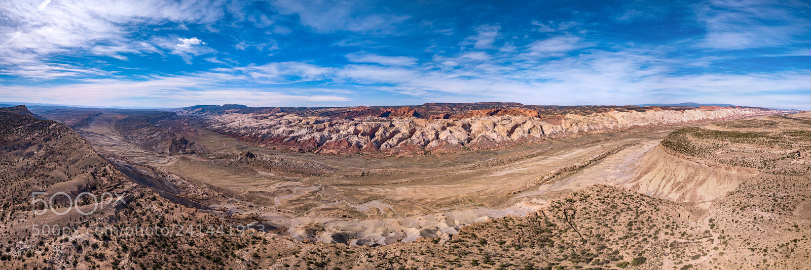 DJI FC220 sample photo. Waterpocket fold photography
