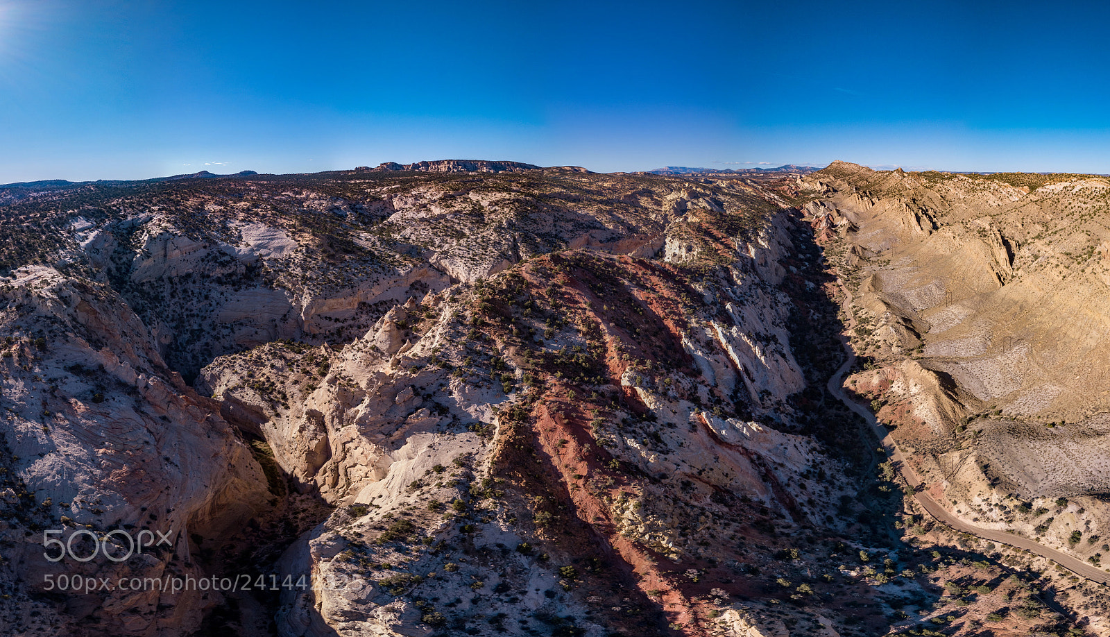 DJI FC220 sample photo. Cottenwood canyon road 2 photography