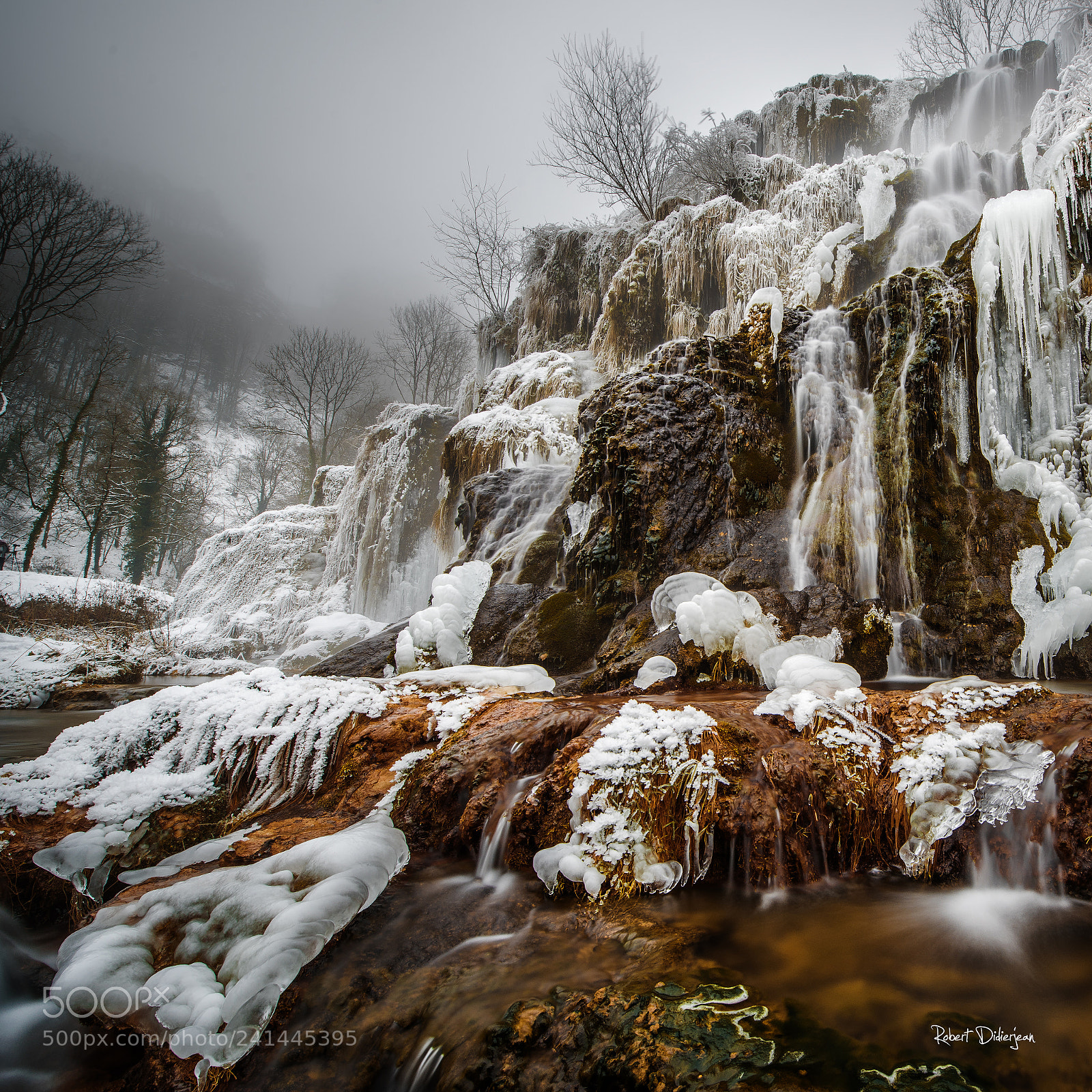 Nikon D810 sample photo. Frozen waterfall photography