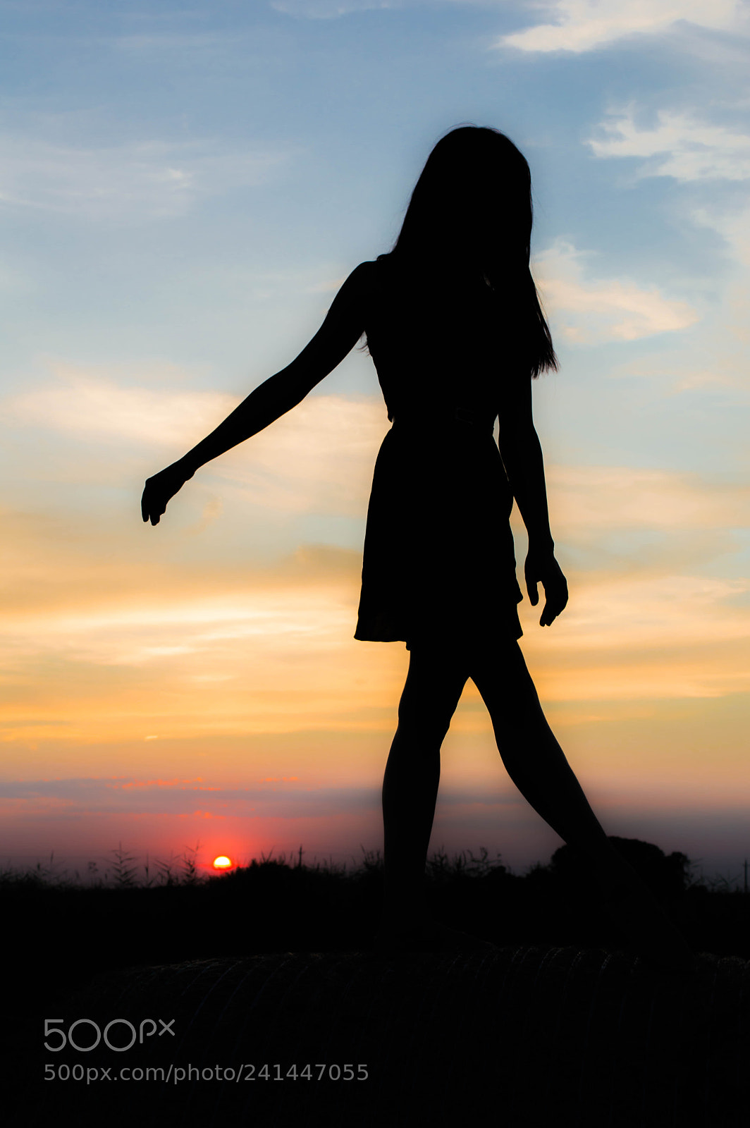 Nikon D3200 sample photo. Walkin' in sunset photography