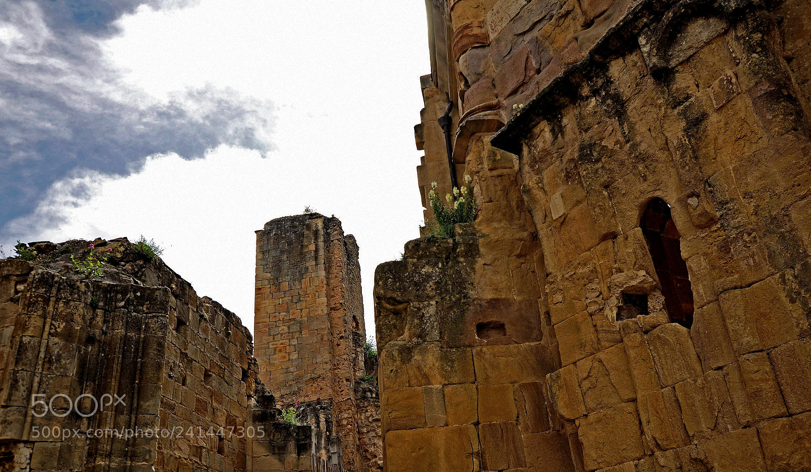 Nikon D5000 sample photo. Ruined cathedral photography