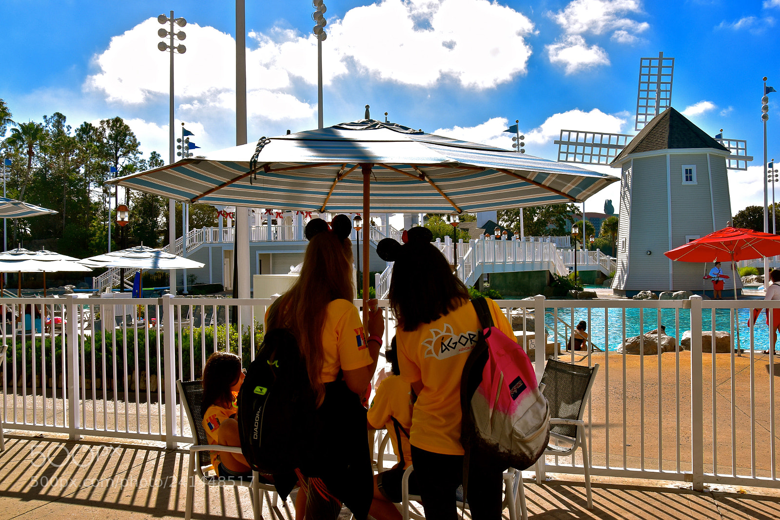 Nikon D5500 sample photo. Pool at disney's beach photography