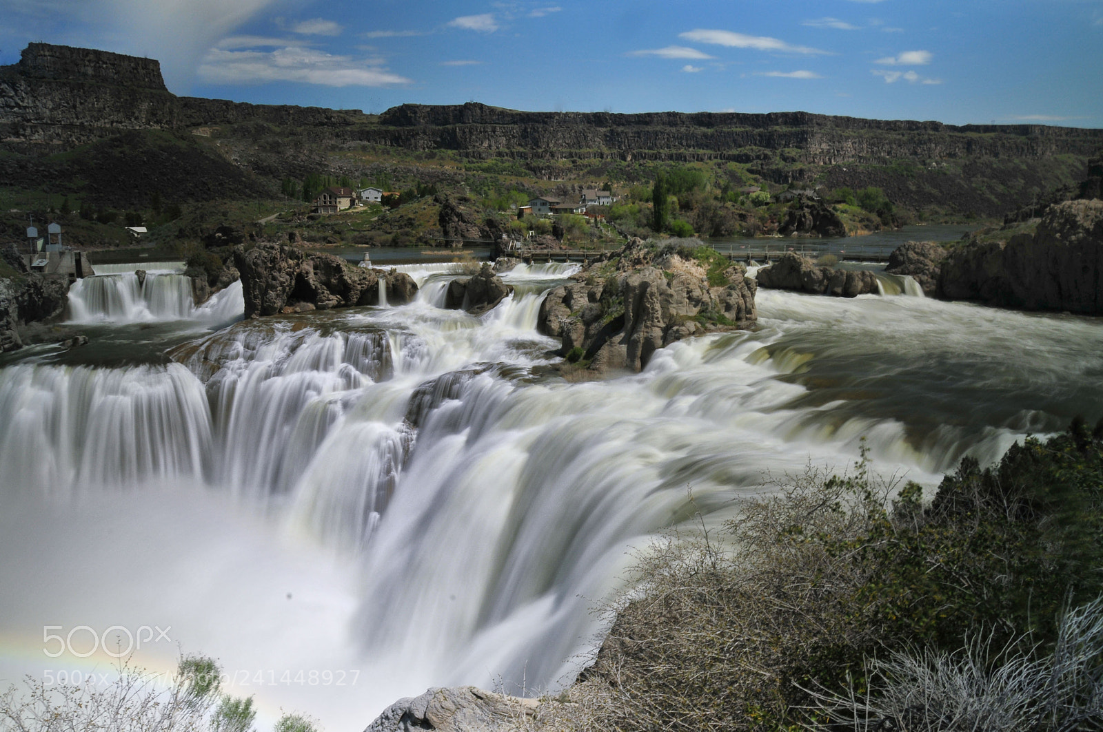 Nikon D300 sample photo. Shoshone falls photography