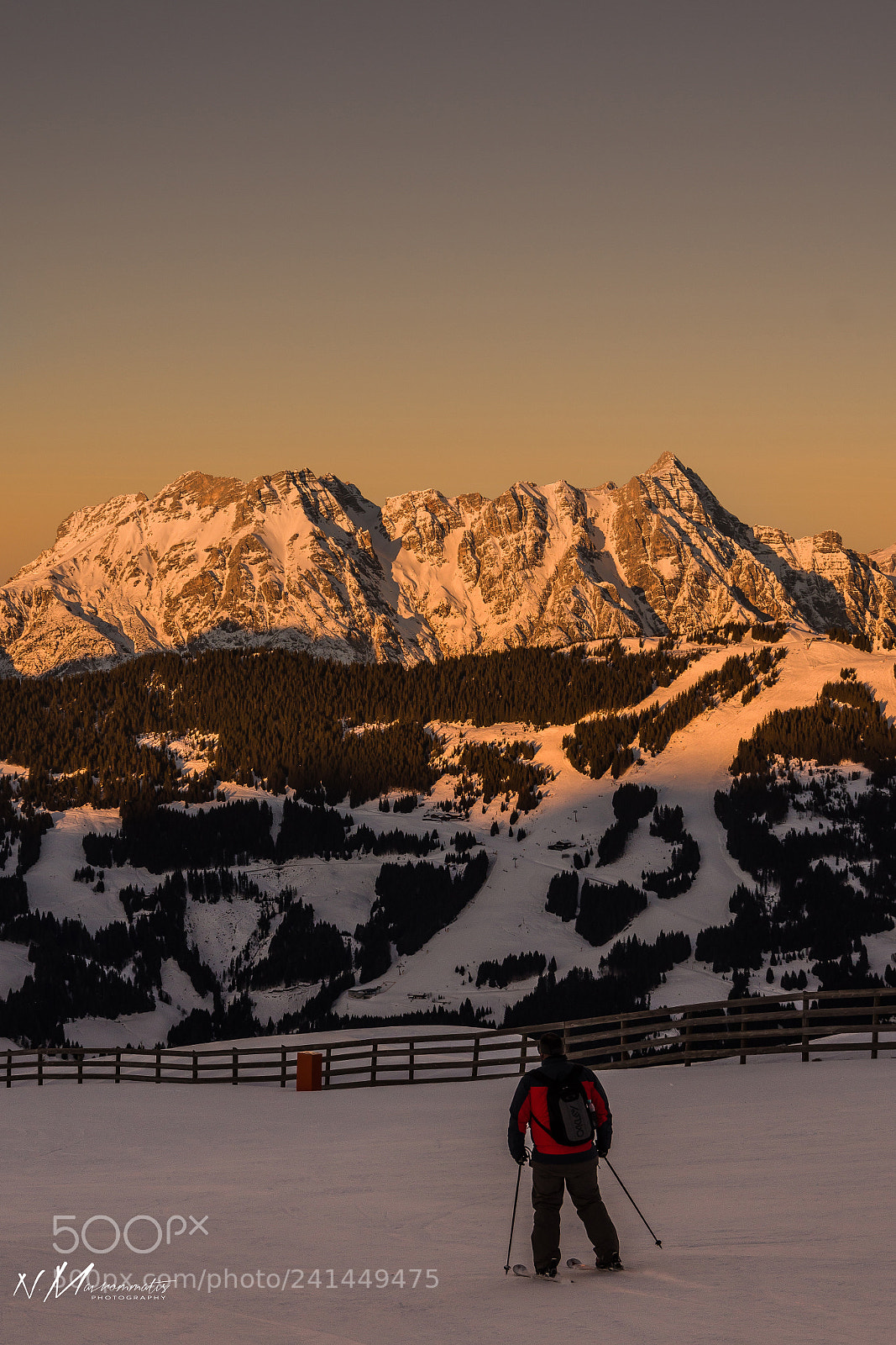 Pentax K-70 sample photo. Mountain sunset photography