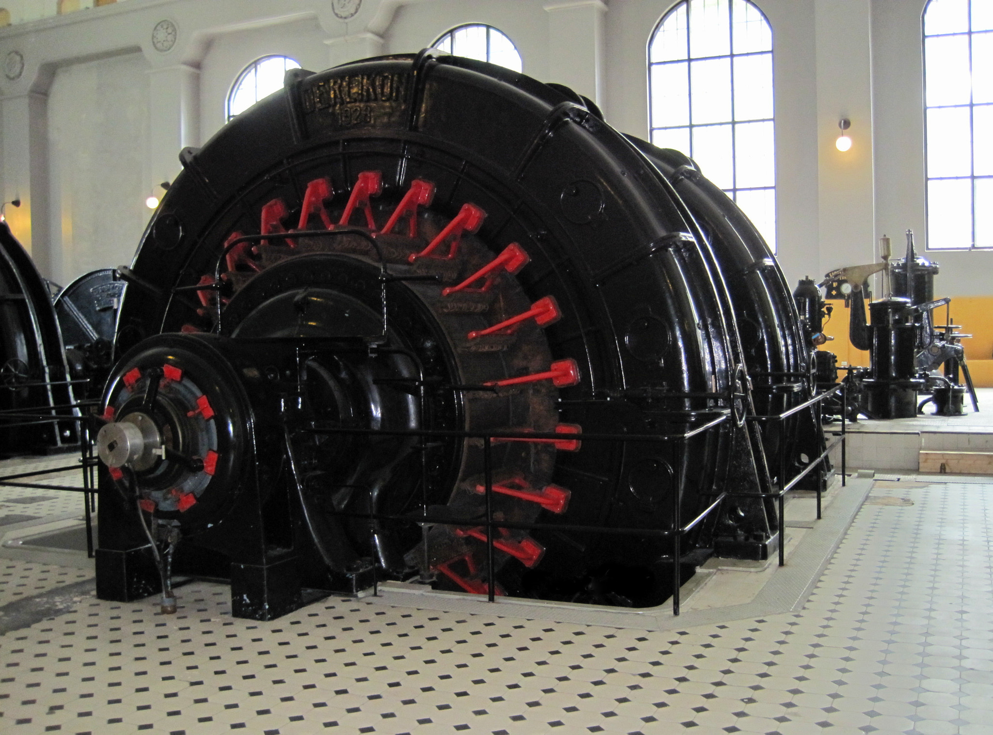 Canon PowerShot SD1200 IS (Digital IXUS 95 IS / IXY Digital 110 IS) sample photo. Old dynamo to a waterturbine . photography