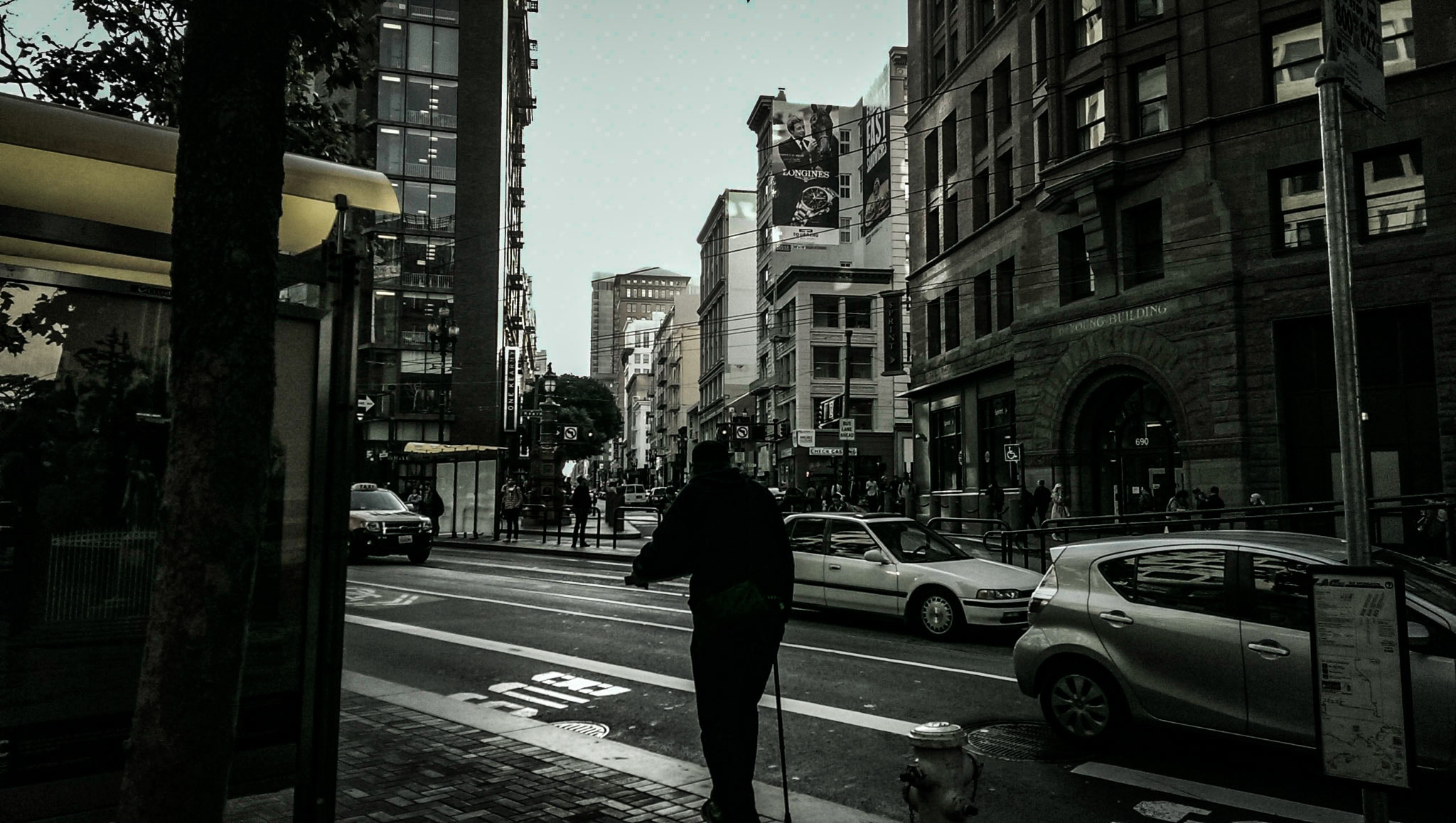 HTC ONE sample photo. Man at the stop photography