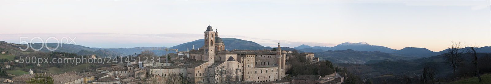 Nikon D300 sample photo. Panoramica urbino photography