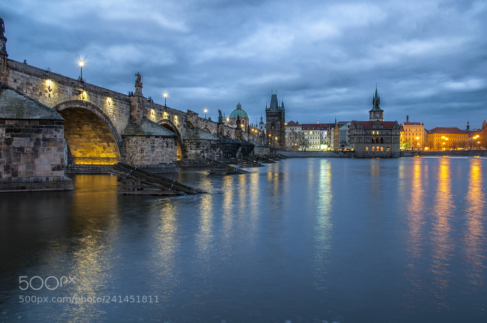 Nikon D5000 sample photo. The charles bridge photography