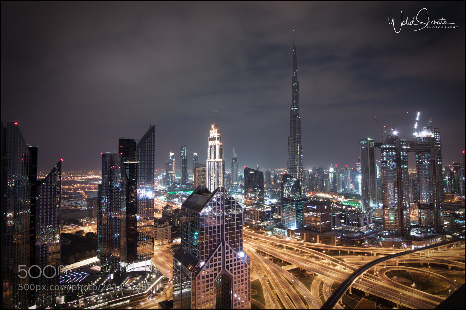 Nikon D5500 sample photo. Dubai downtown at dusk photography