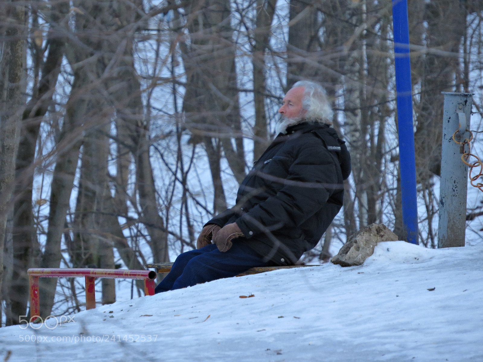 Canon PowerShot SX50 HS sample photo. Old bearded strong athletic photography