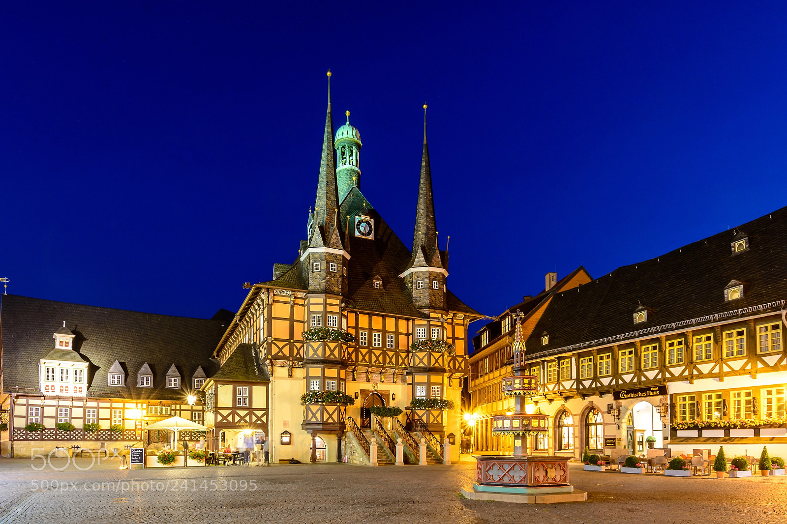 Nikon D7100 sample photo. Rathaus wernigerode photography