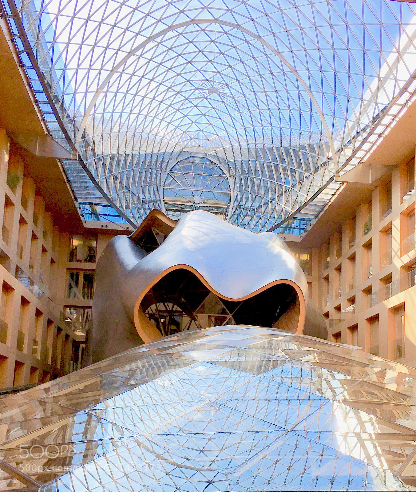 Apple iPhone 6s Plus sample photo. Frank gehry's masterpiece in photography