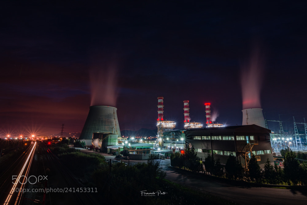 Nikon D7100 sample photo. Industrial lights #2 photography
