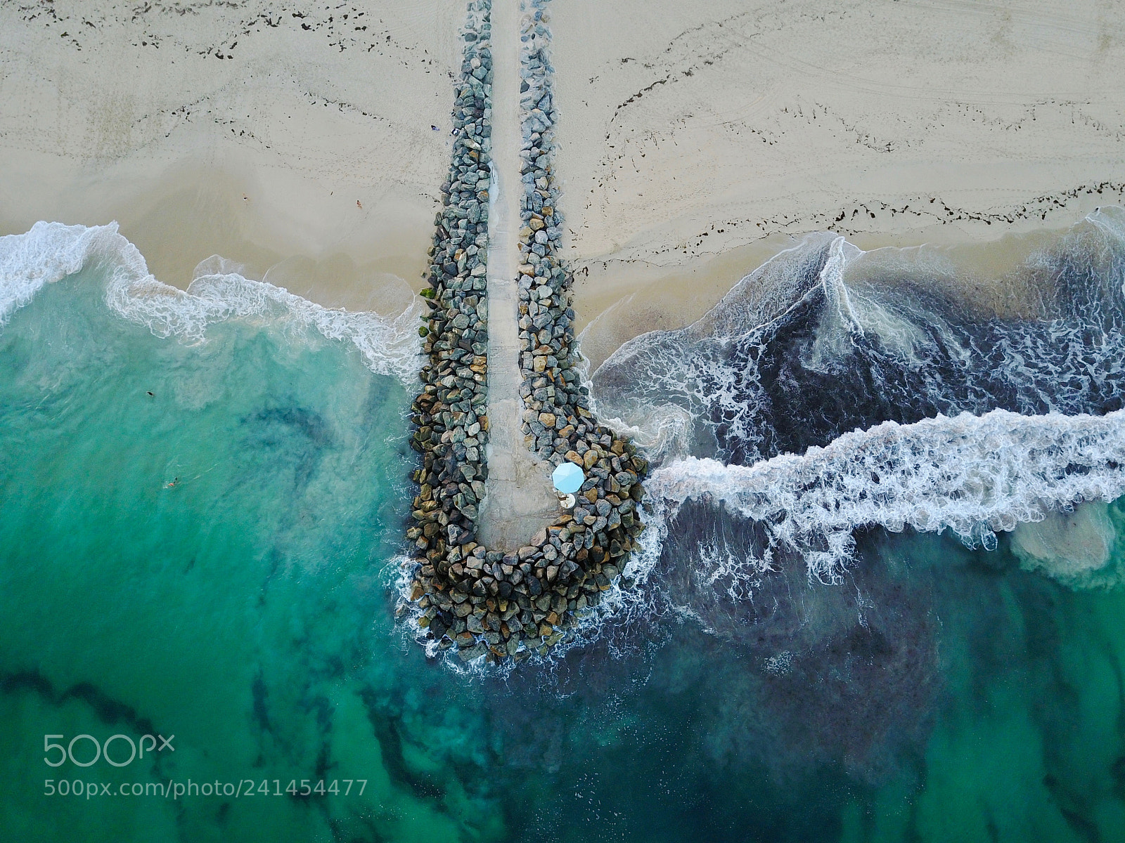 DJI FC220 sample photo. City beach photography