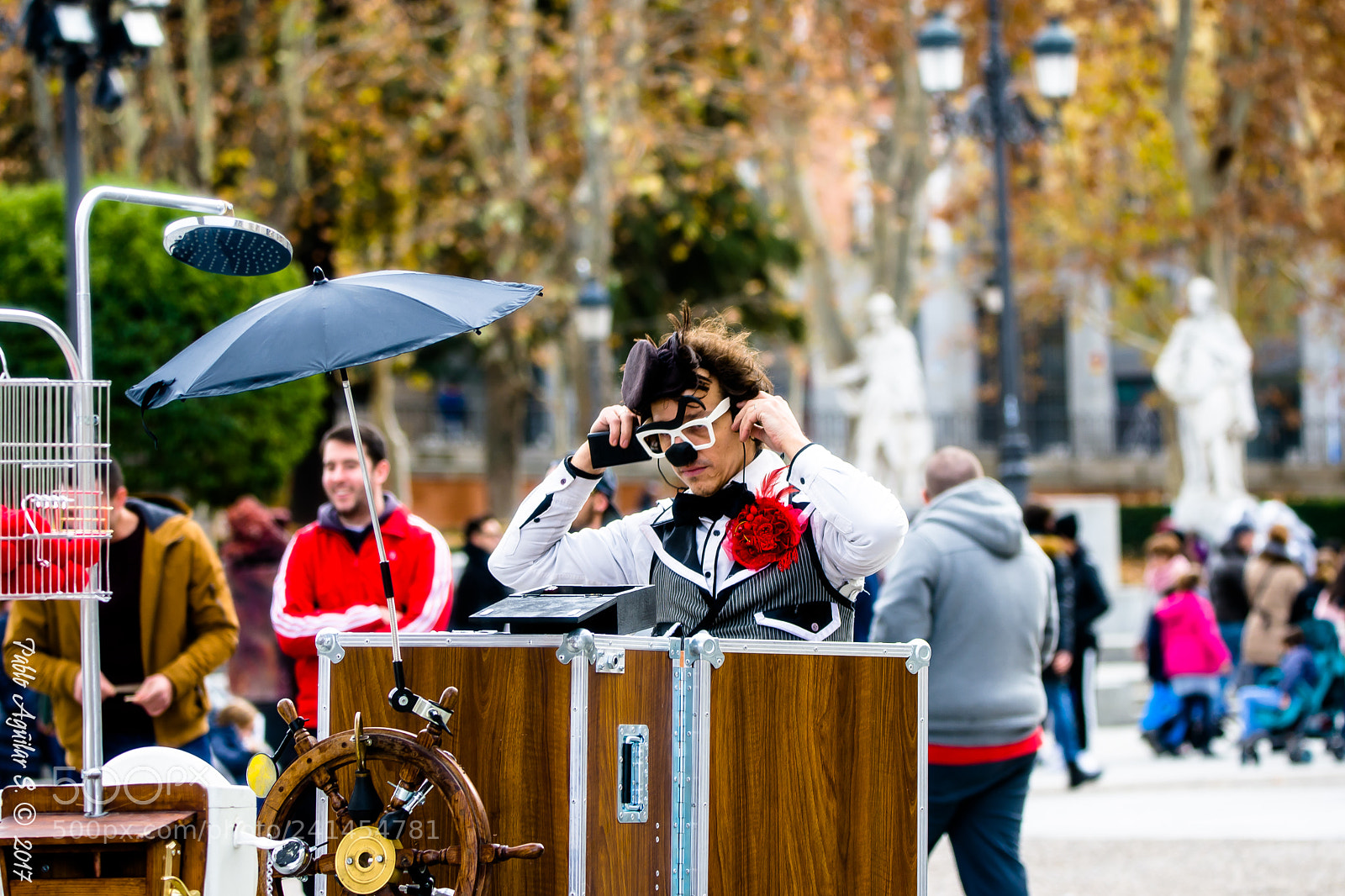 Nikon D7200 sample photo. Payaso de madrid photography