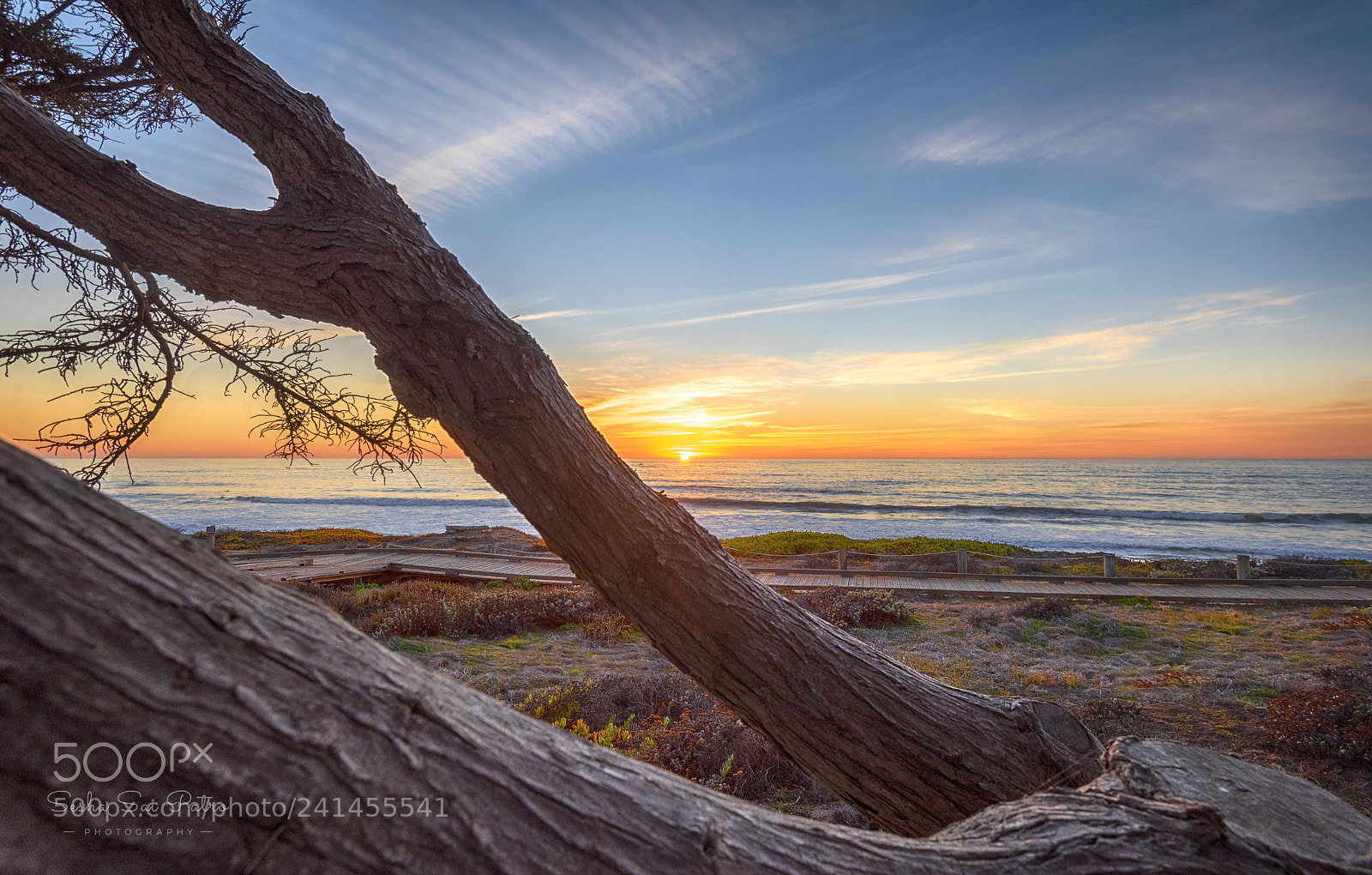 Nikon D810 sample photo. Sunset at moonstone beach photography