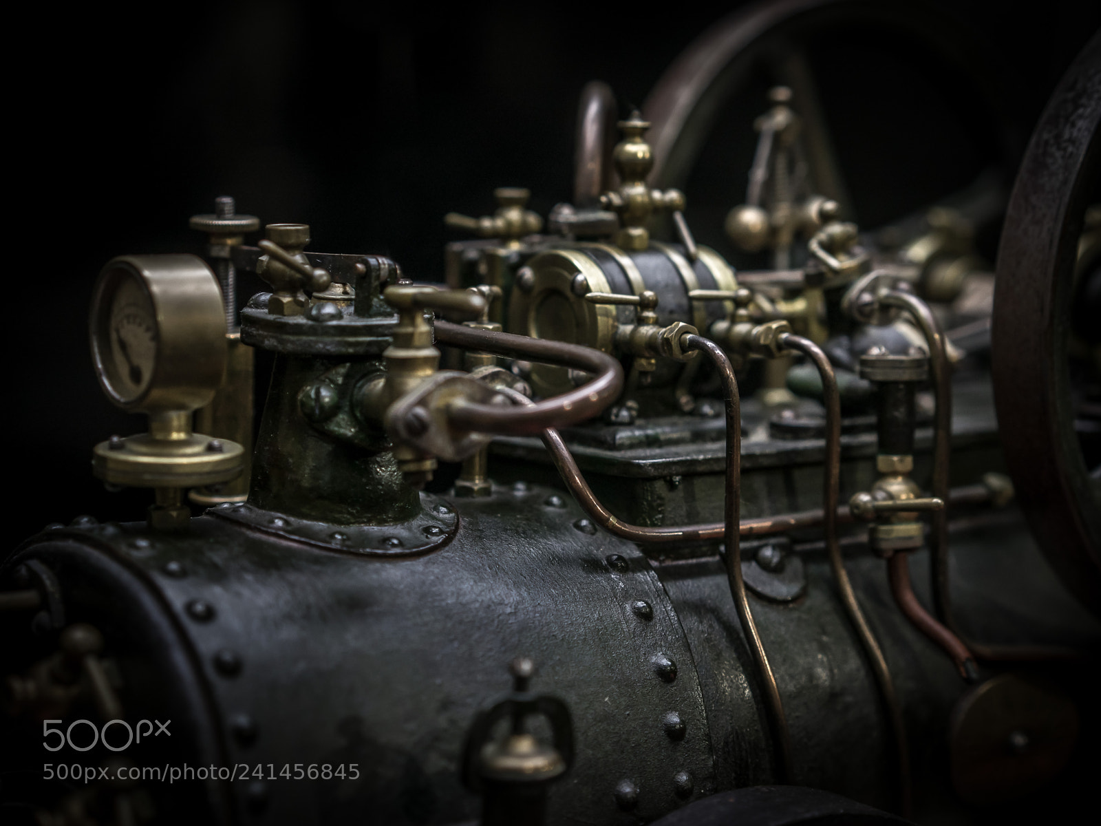 Sony a7 sample photo. Old steam water machine photography