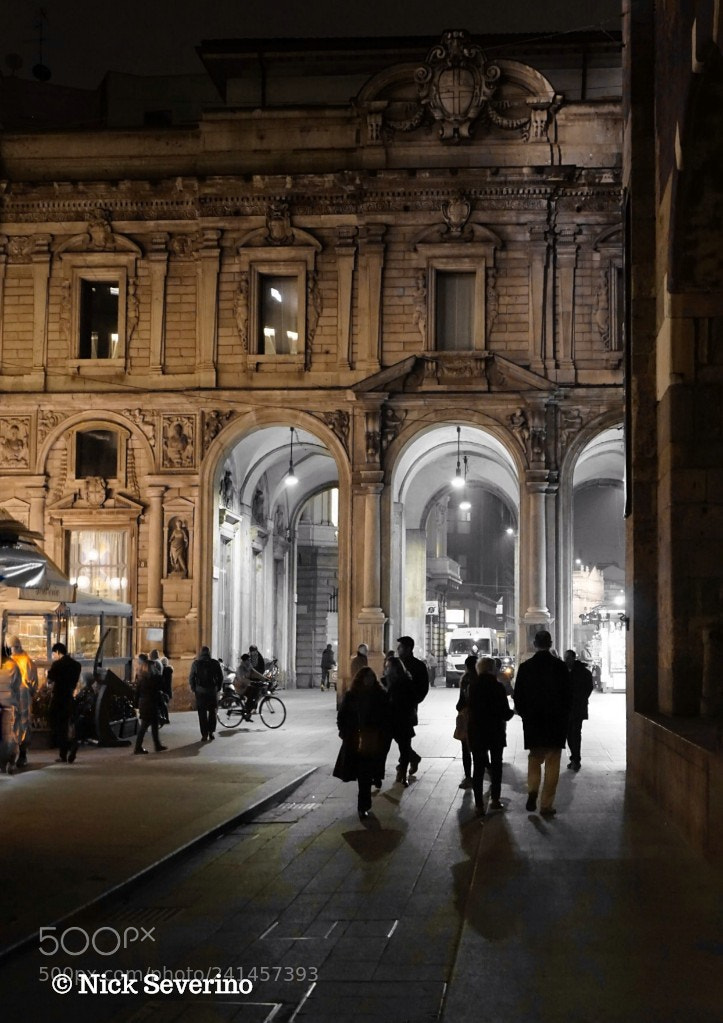 Sony a7R sample photo. Quiet night in milano photography